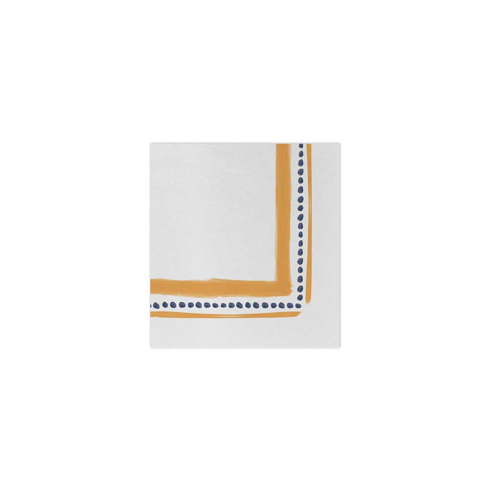 Campagna Orange Cocktail Napkins (Pack of 20)