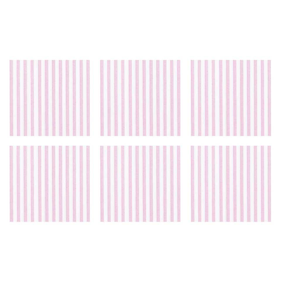 Capri Pink Cocktail Napkins (Pack of 20)