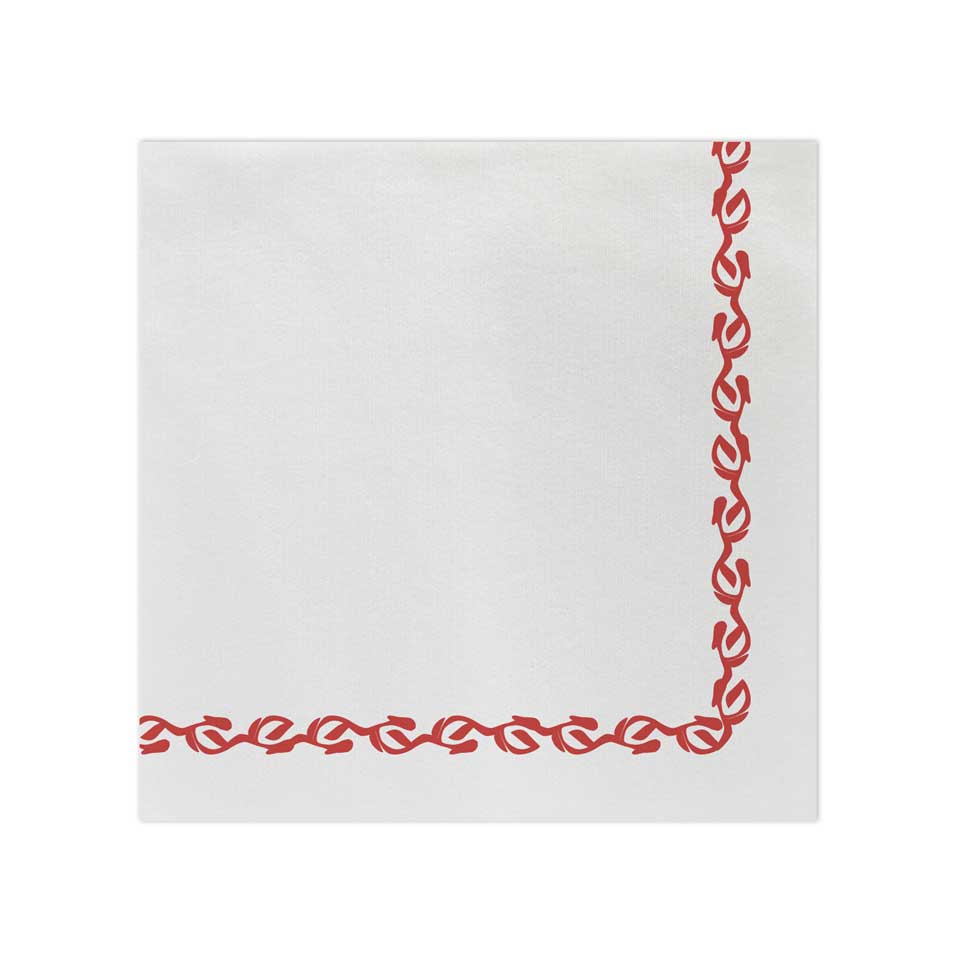 Florentine Red Dinner Napkins (Pack of 20)