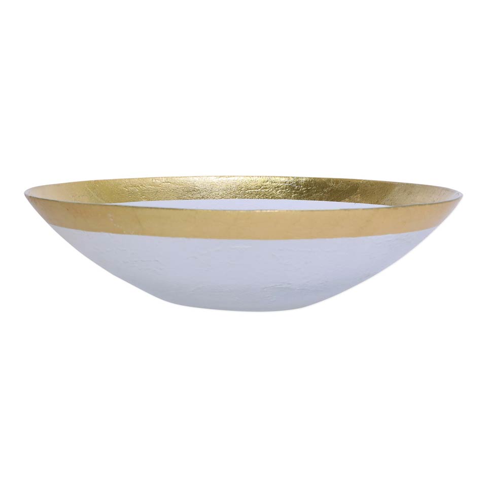 Gold Organic Large Bowl