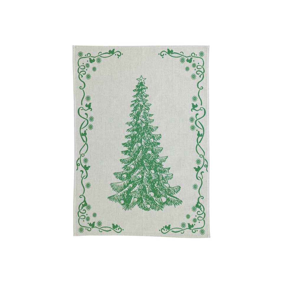 Green Tree Dish Towels - Set of 2