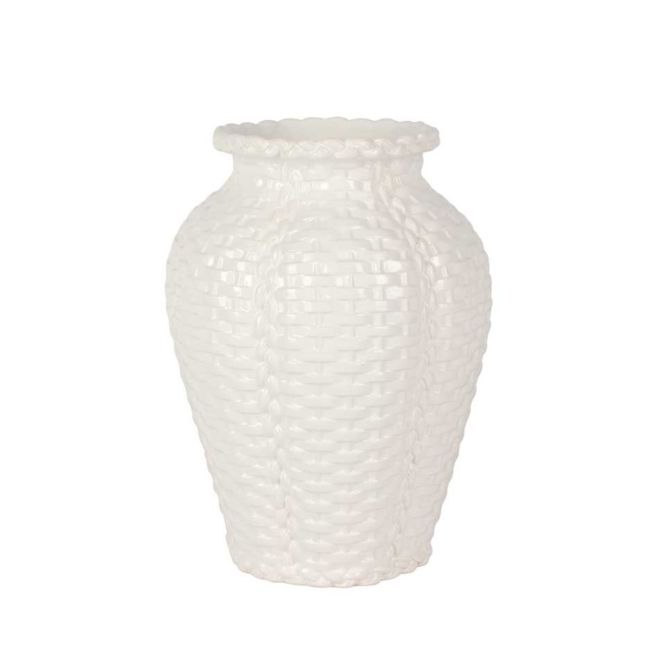 Basketweave Medium Vase