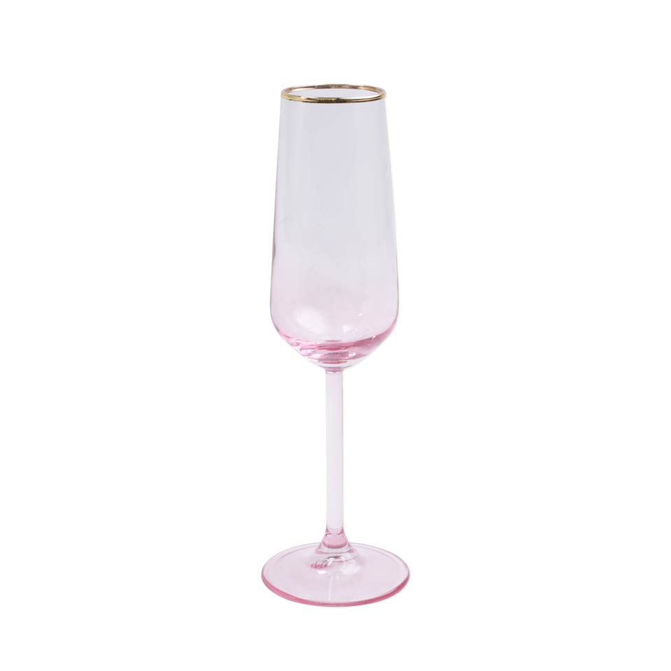 Pink Champagne Flute