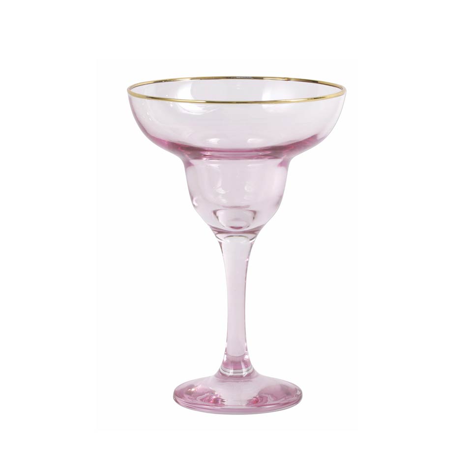 Pink Margarita Glass