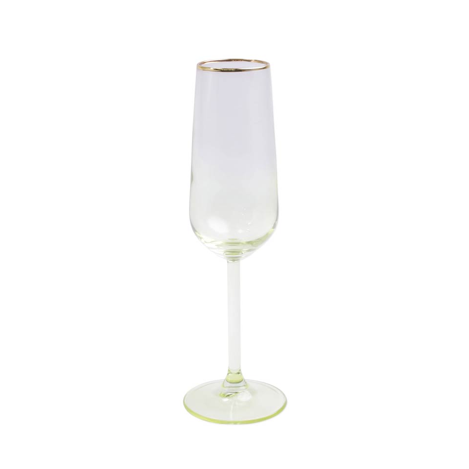 Yellow Champagne Flute
