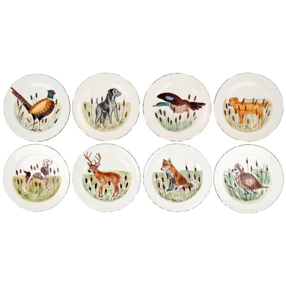 Assorted Dinner Plates - Set of 8