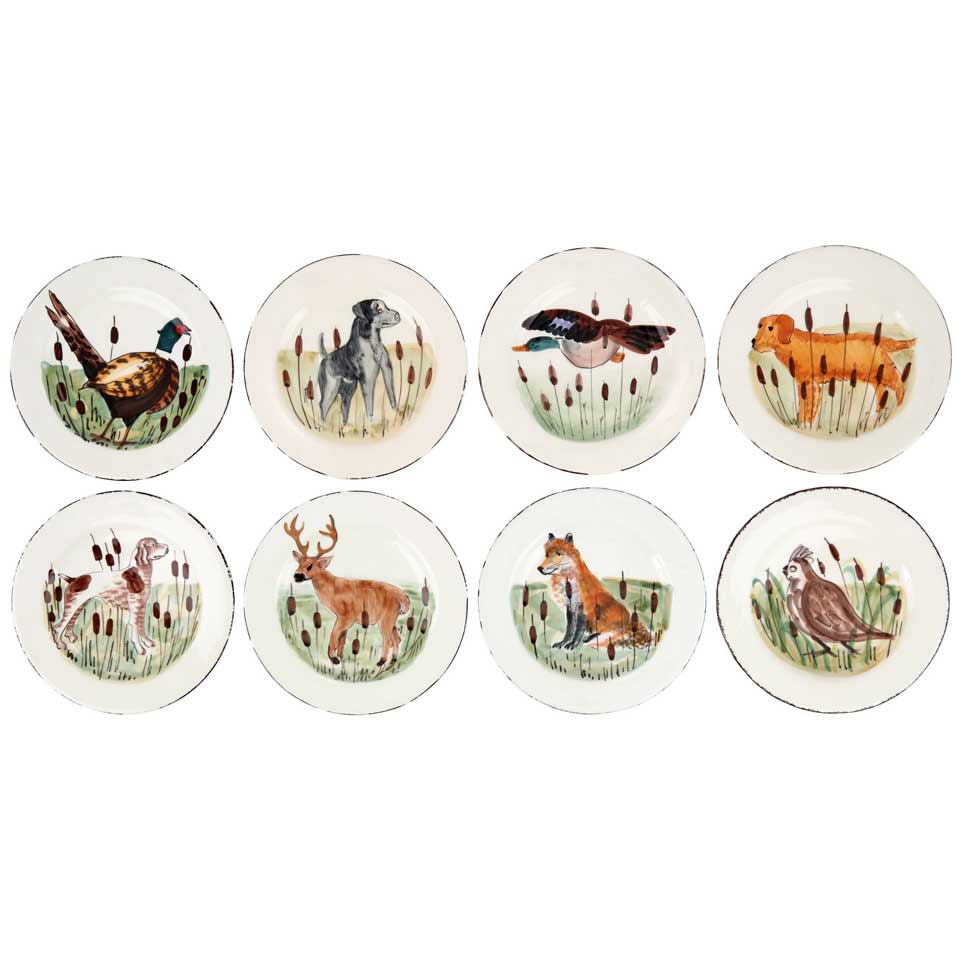 Assorted Salad Plates - Set of 8