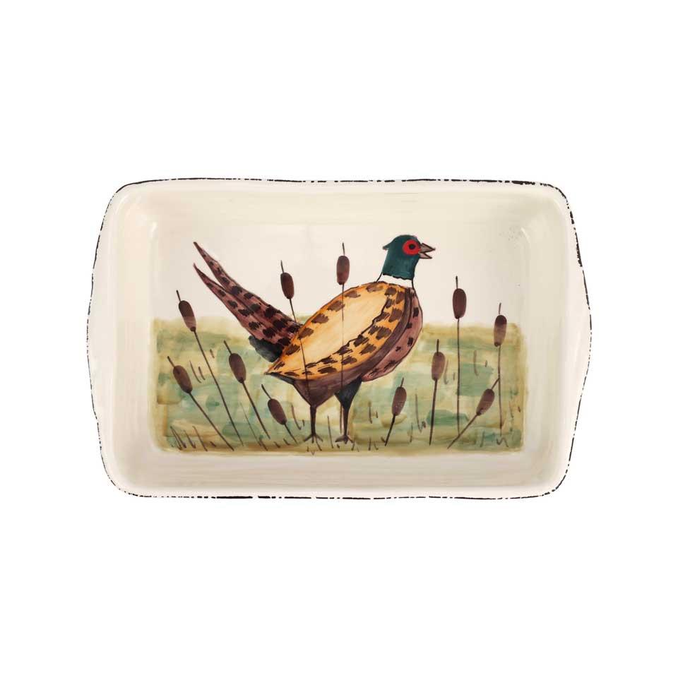 Pheasant Rectangular Baker