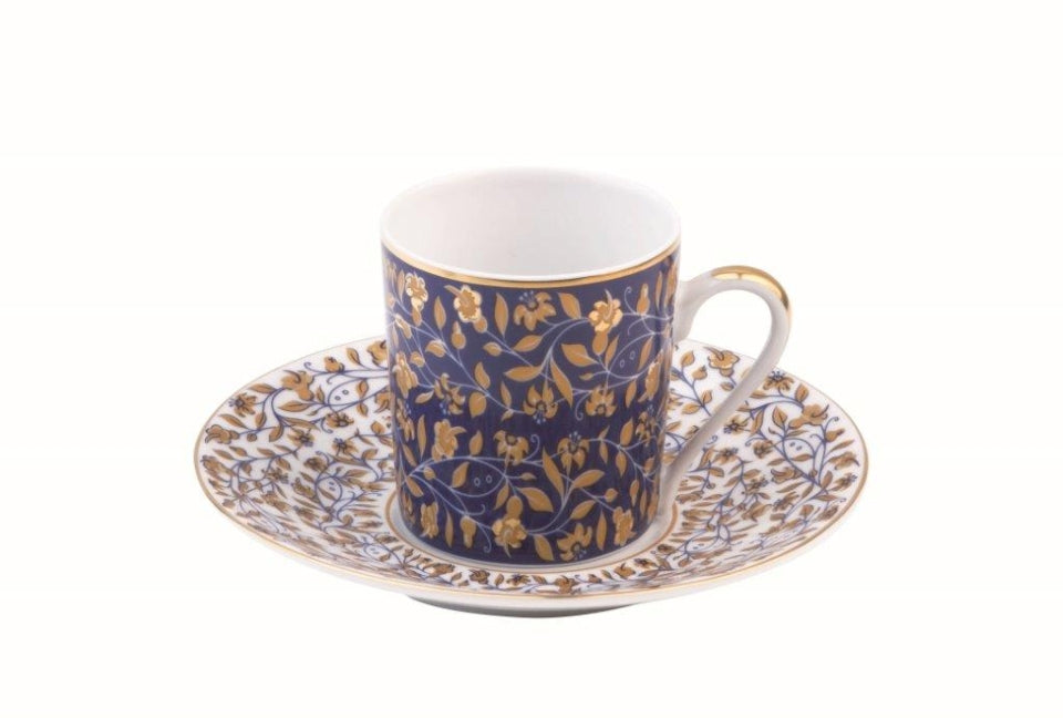 Blue coffee cup