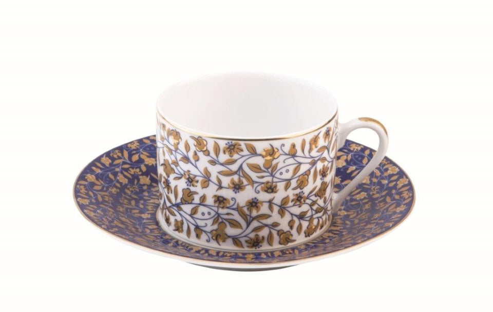 Blue tea saucer