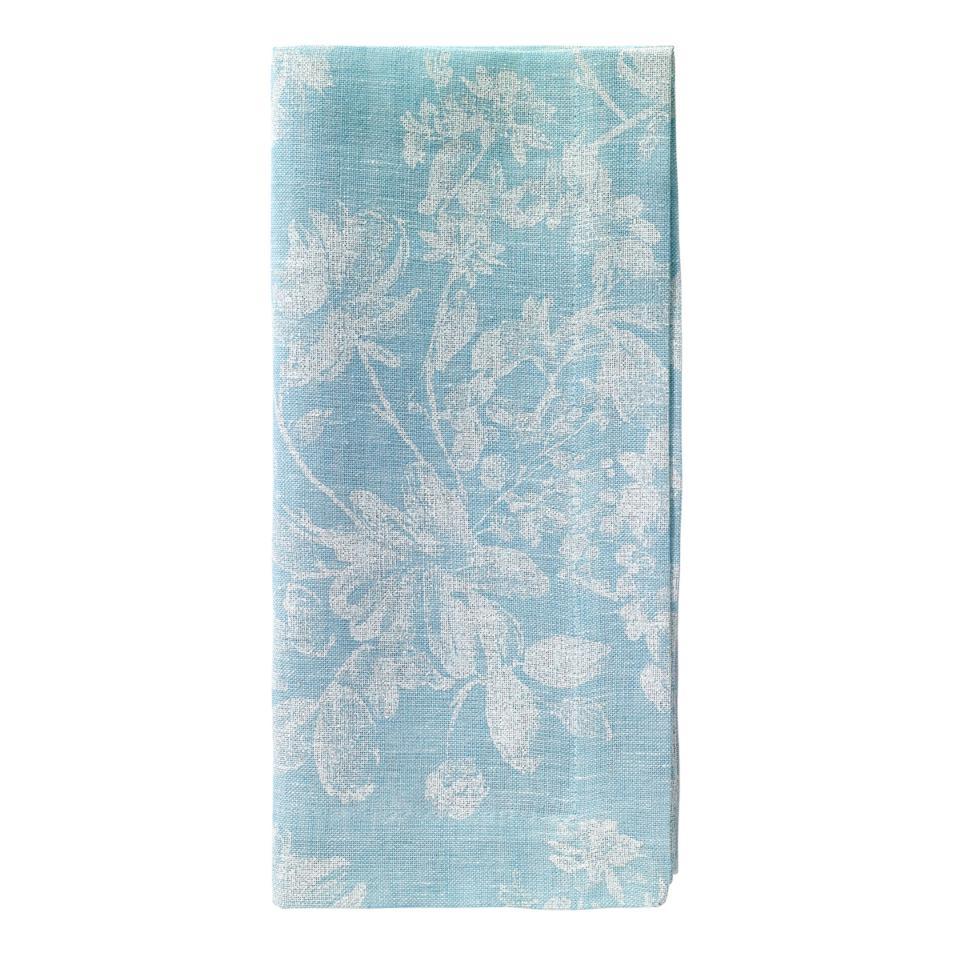 White Bloom Robin Egg 20" Napkin - Set of 4