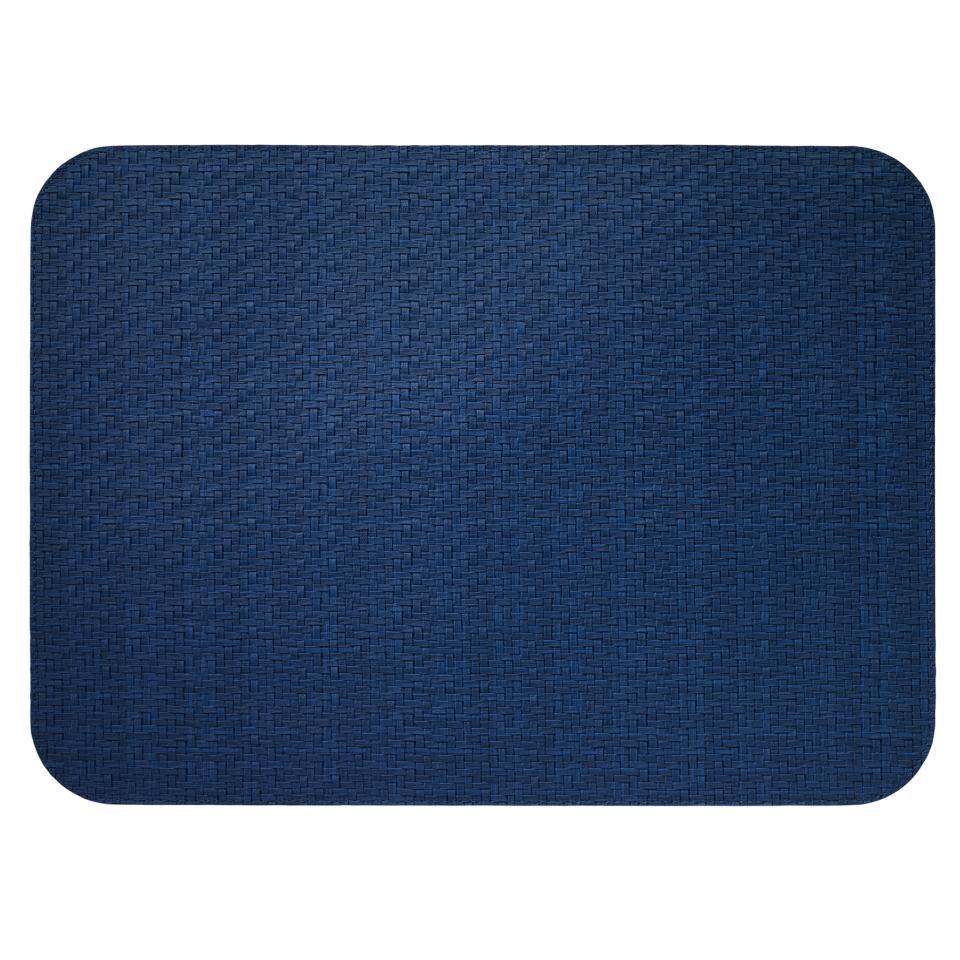 Navy Oblong Mat p/4