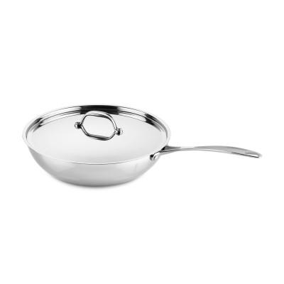 Wok With Lid Cm 30