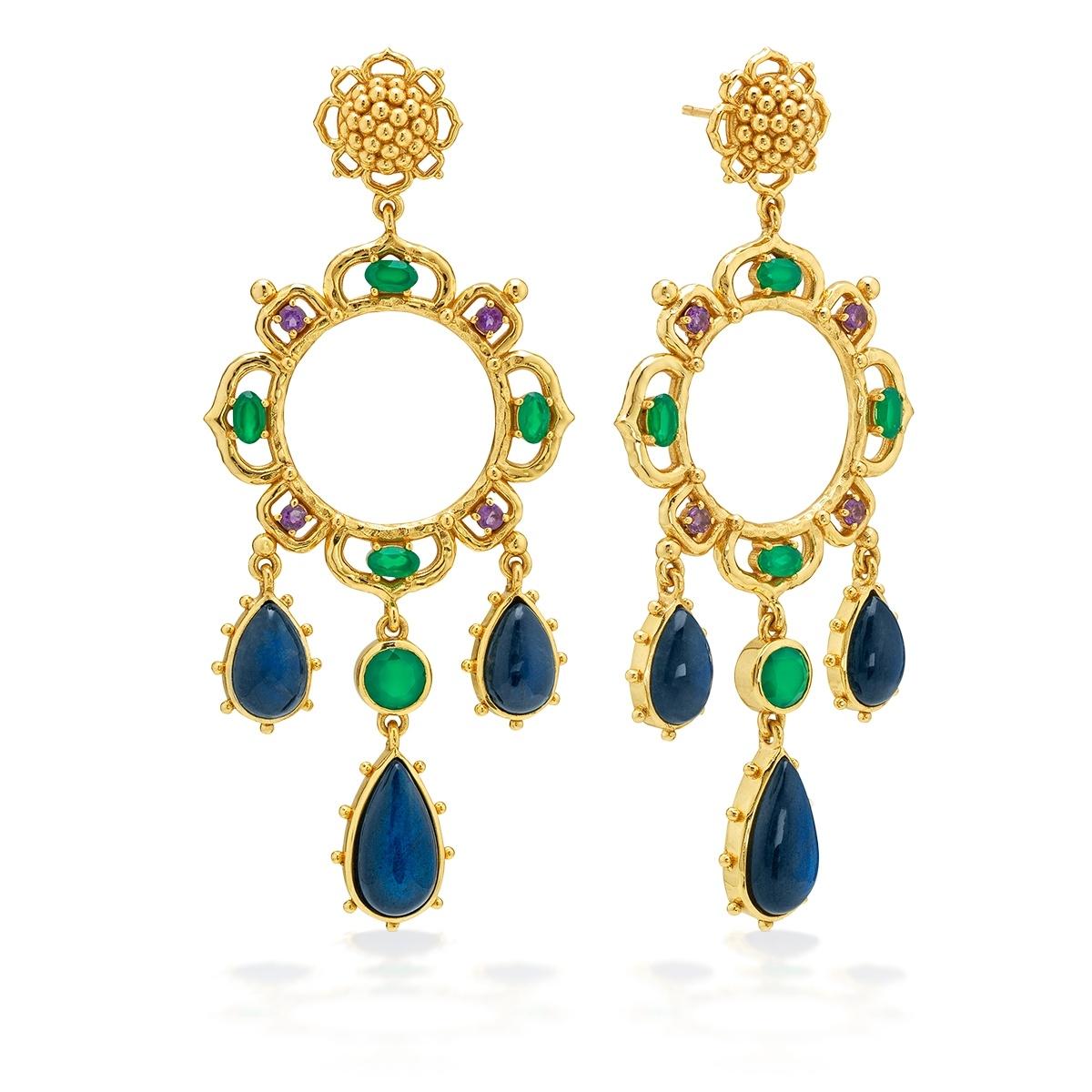 Belle Nuit Dangle Earrings - Multi