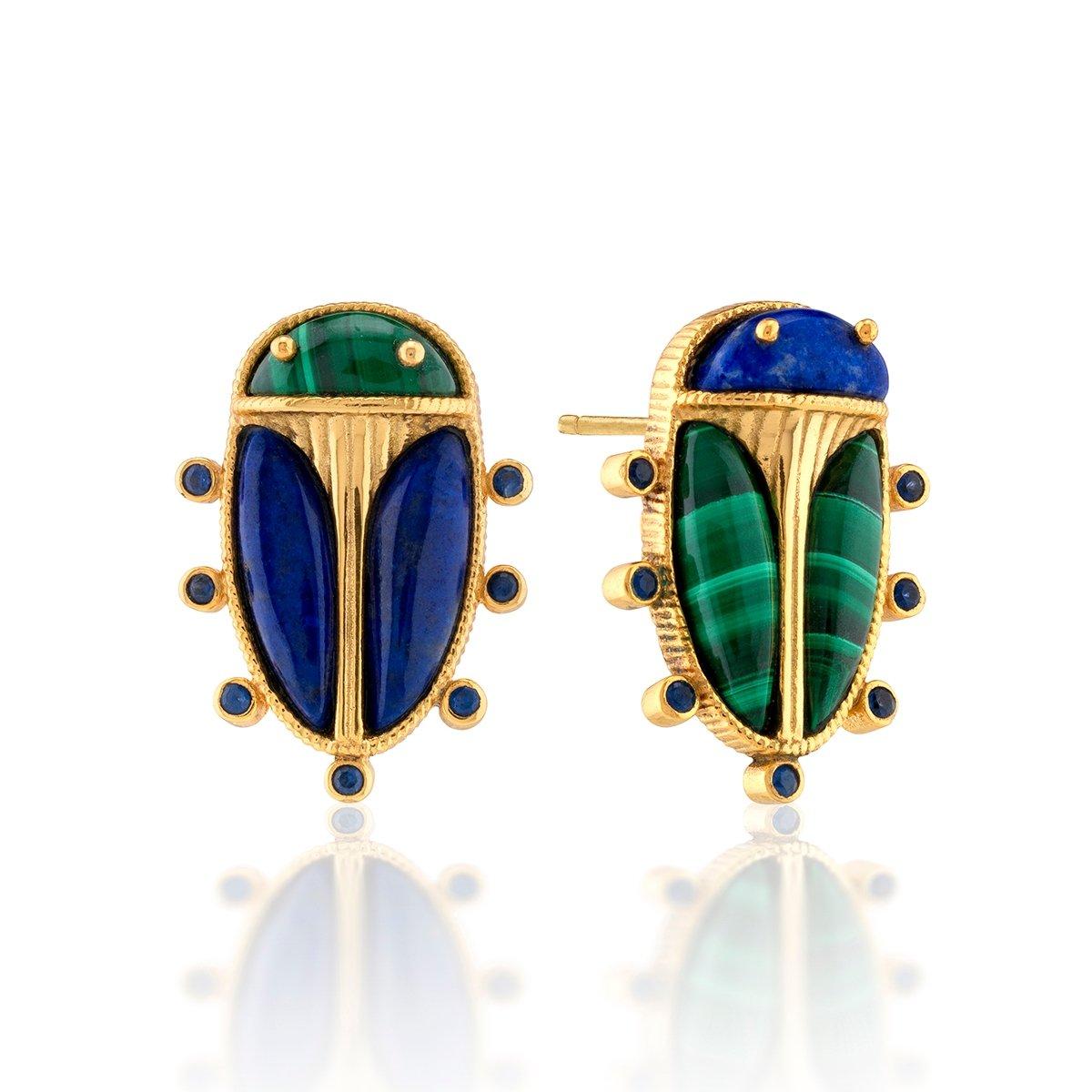 Mismatched Stud Earrings - Multi