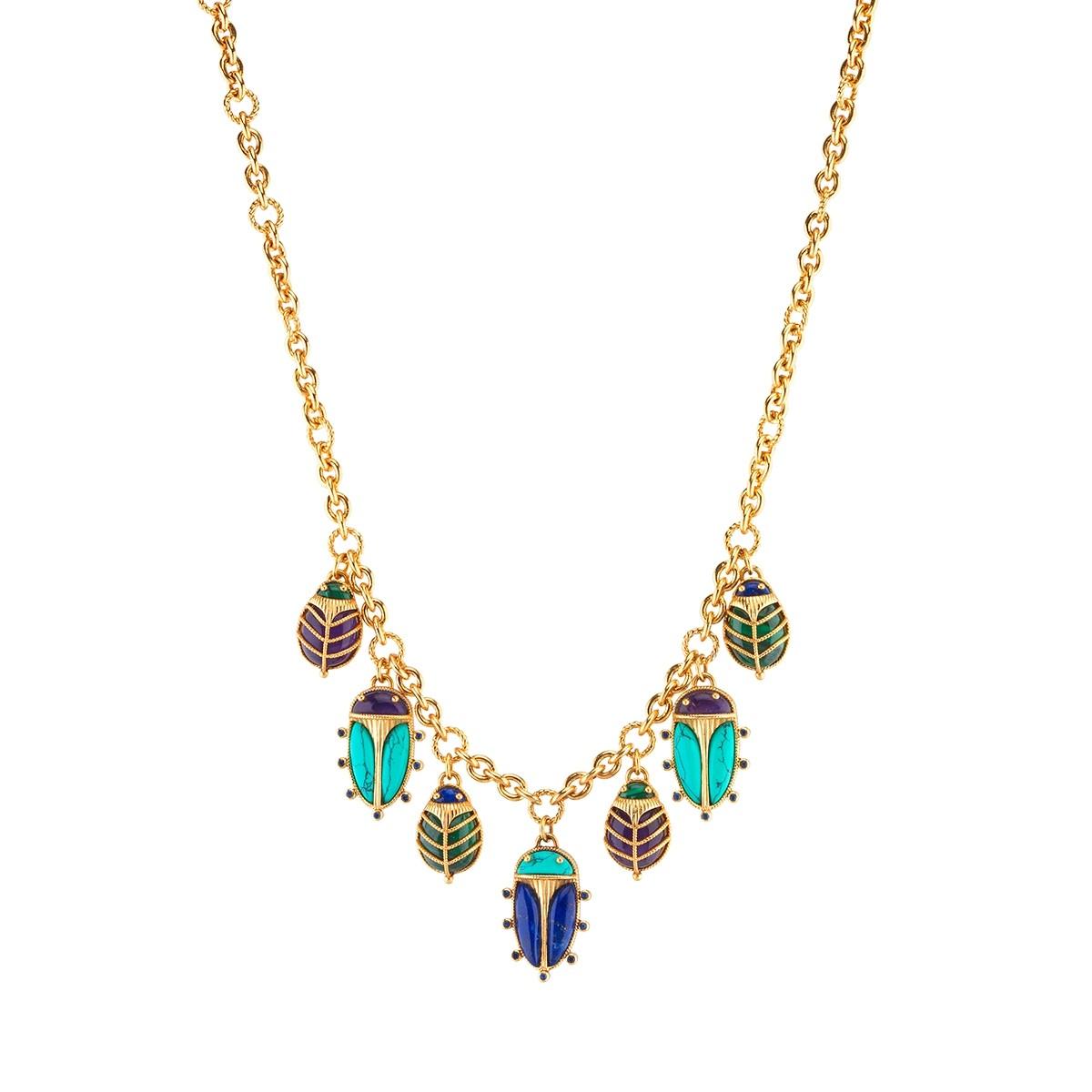 Family Necklace, 16"+2" - Multi
