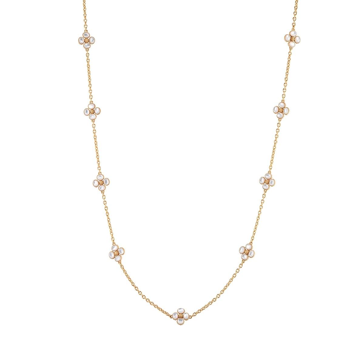 Double Sided Necklace, 28" - MOP