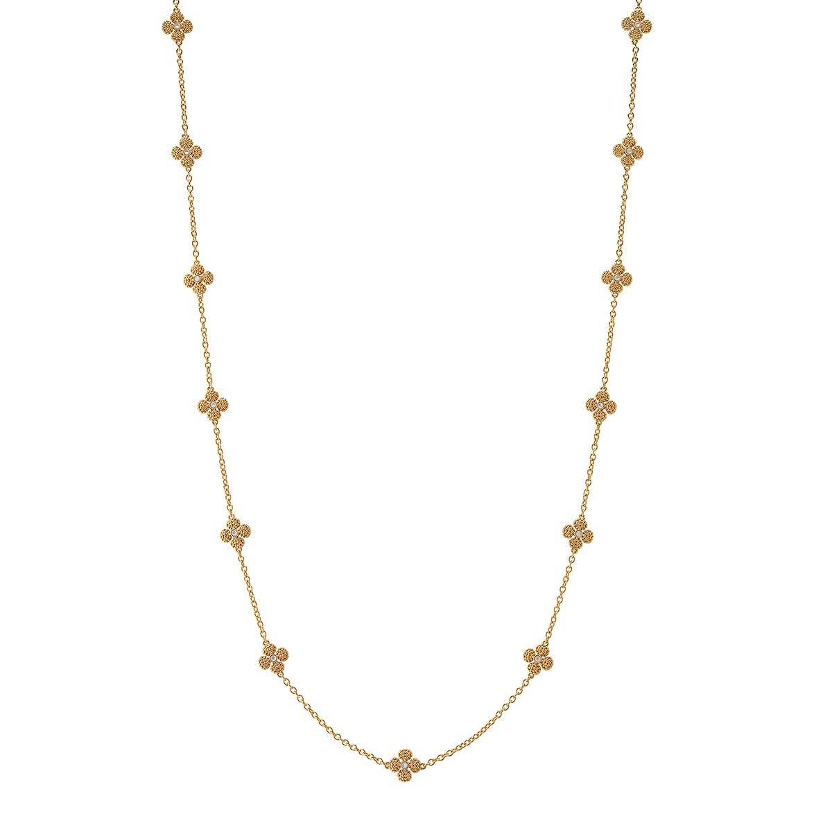 Double Sided Necklace, 34" - MOP