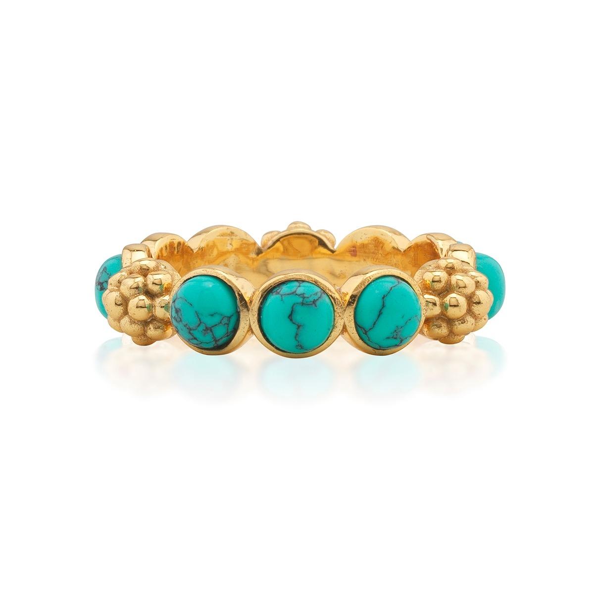 Gem Ring, Size 9 - Turquoise
