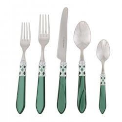 Aladdin Brilliant Green Five-Piece Place Setting