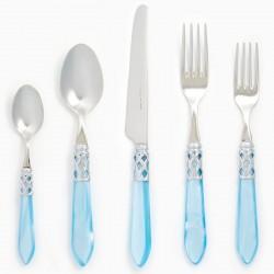Aladdin Brilliant Light Blue Five-Piece Place Setting