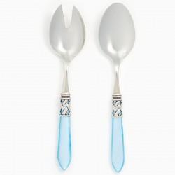 Aladdin Antique Light Blue Salad Server Set