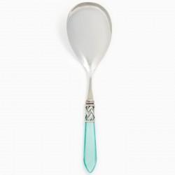 Antique Aqua Serving Spoon