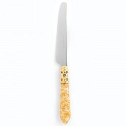 Brilliant Gold Fleck Place Knife