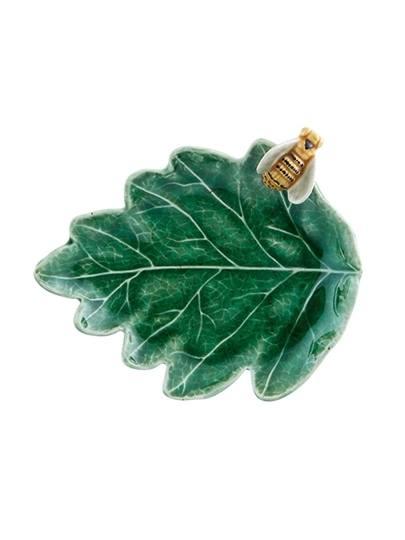 Oak Tree Leaf with Bee