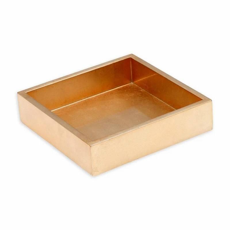 Gold Laquer Lunch Napkin Holder