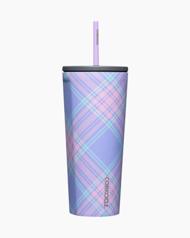 Springtime Plaid Tumbler