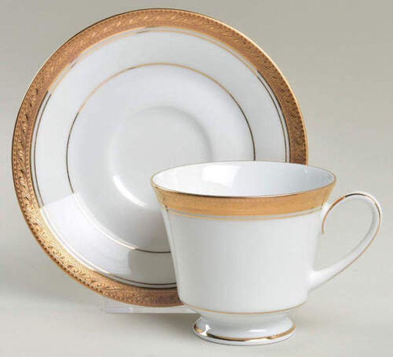 Crestwood Gold Cup & Saucer
