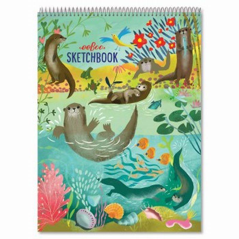 Otters at Play Sketchbook
