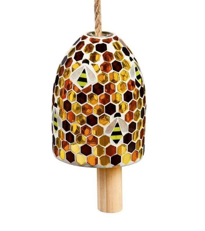Bee Hive Mosaic Bell Chime