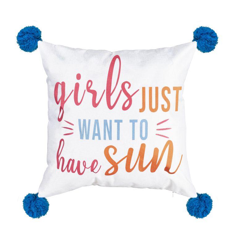 Pillow-Girls Just Want to Have Sun