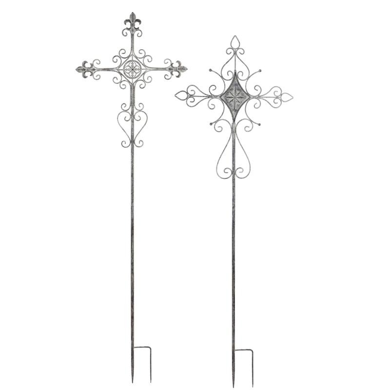 Metal Cross Stake