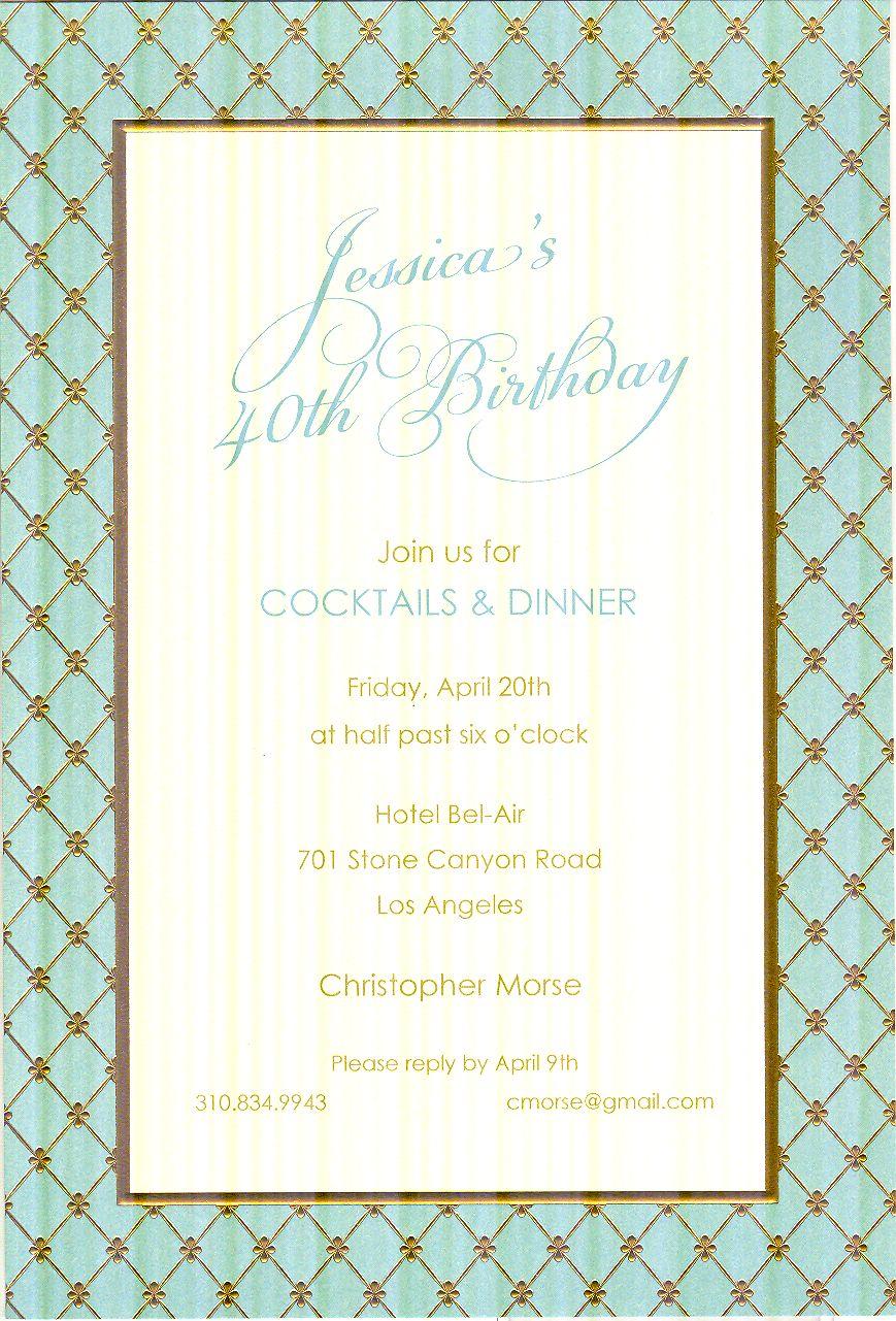 Invitation-Noble Oxford