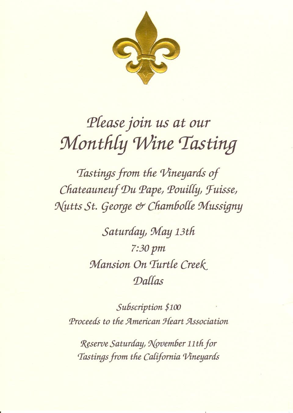 Fleur de Lis Invitation