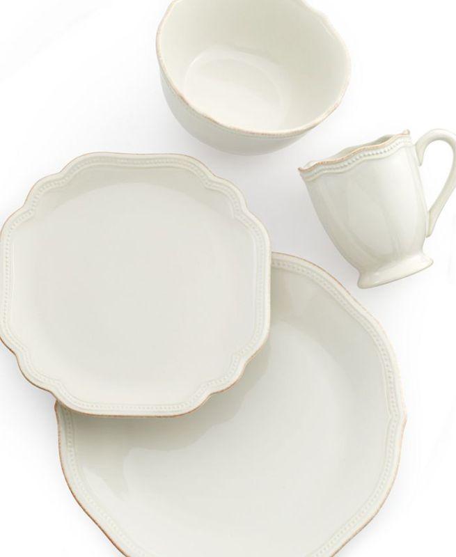 French Perle Bead 4 Piece Place Setting
