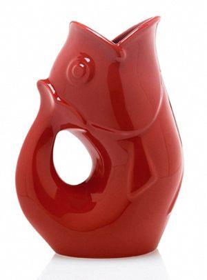 Gurgle Pot-Bright Red