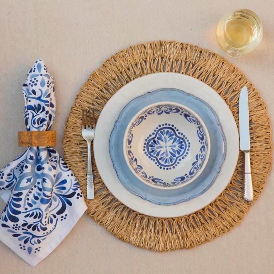 Iberian Napkin - Indigo