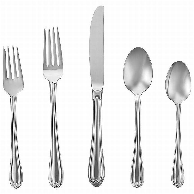 Melon Bud Flatware 5 Piece Place Setting