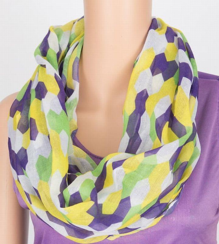 Mardi Gras Infinity Scarf