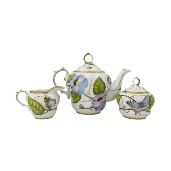 Tea Set - Pansy Flower