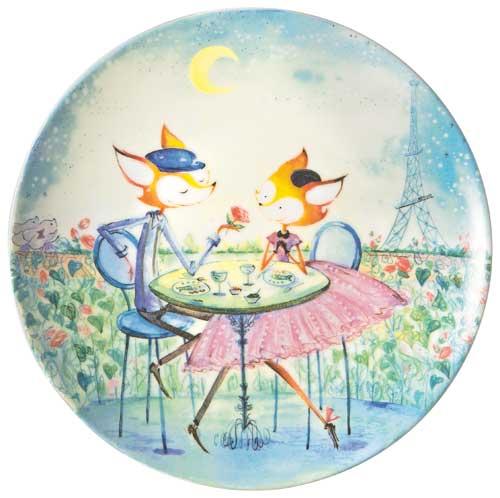Tour Eiffel - Coupe plate flat 8.27 in in a holster (old code: 0424-15-113021)