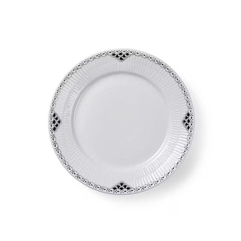 Black Lace Salad Plate