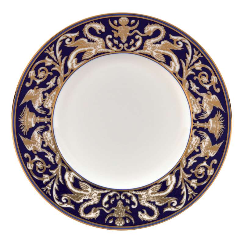 Renaissance Gold Scroll Accent Plate