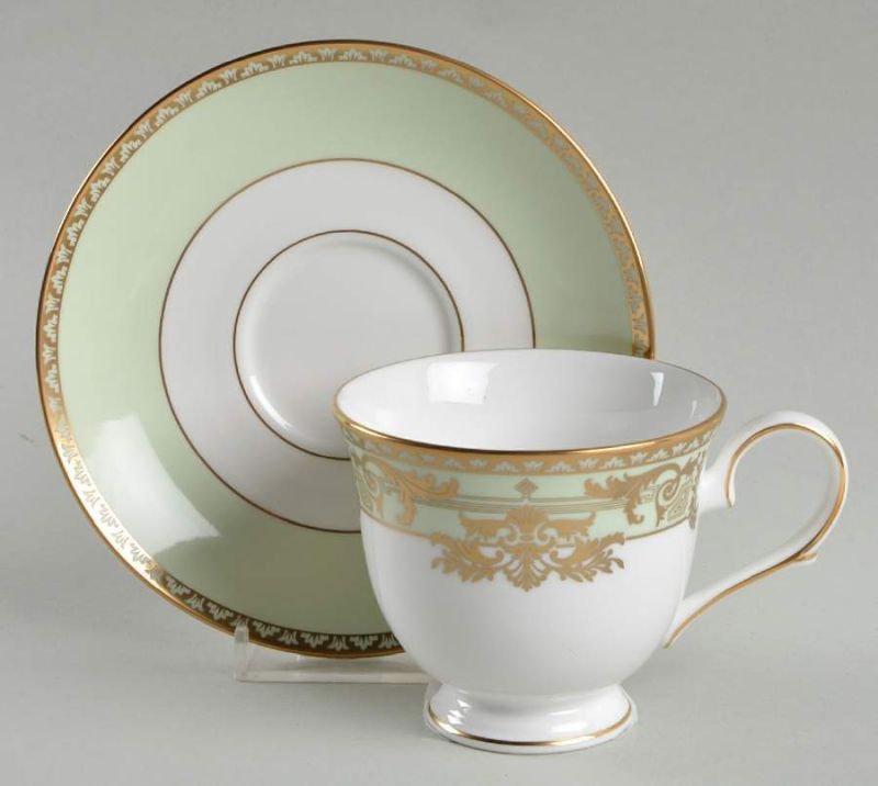 Rococo Leaf Cup & Saucer