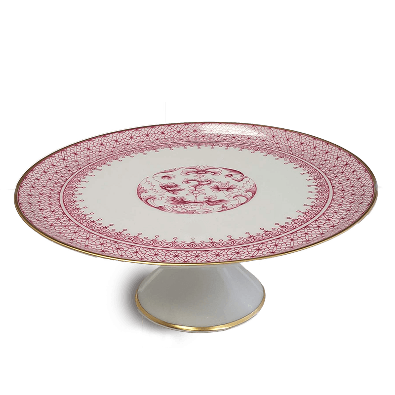 Pink Lace Cake Stand Small