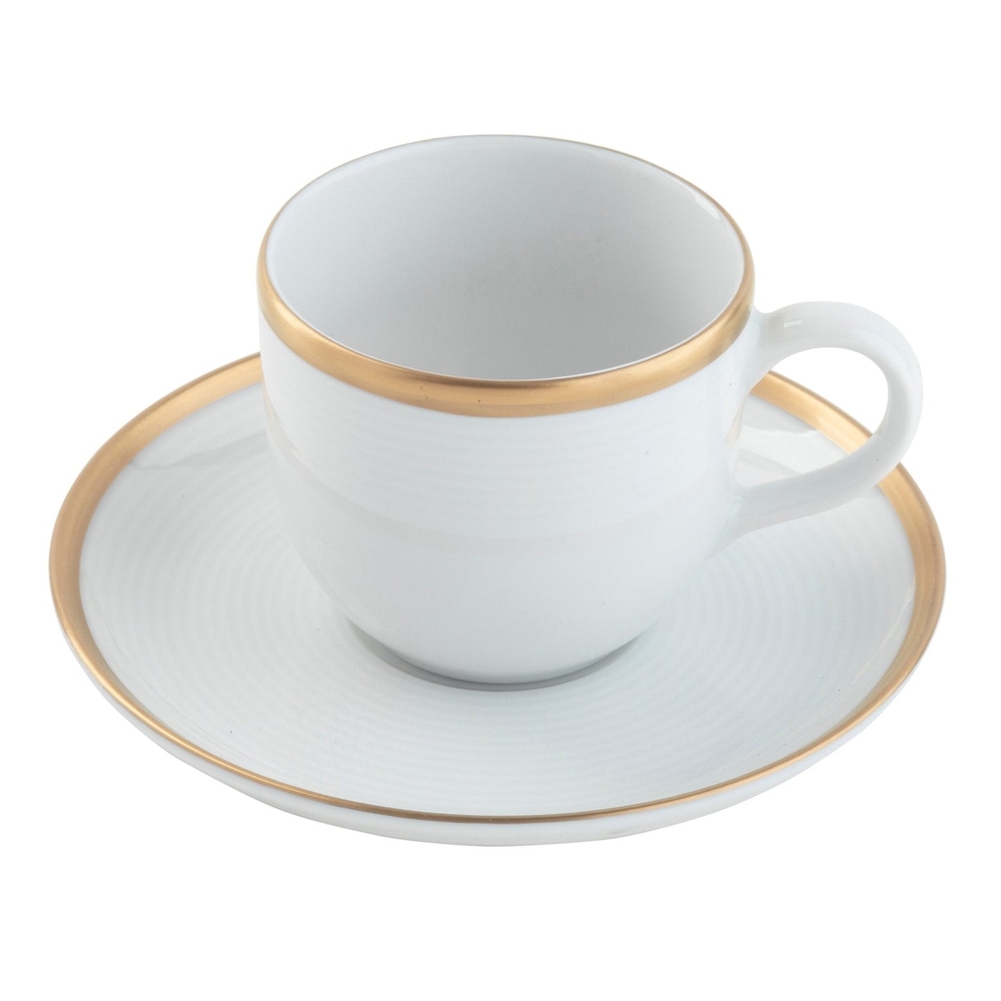 Banded Demitasse Cup Saucer